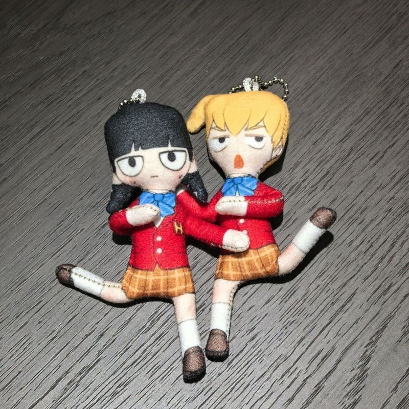 Mob Psycho 100 plush Dimple Shigeo Kageyama Arataka Reigen Ritsu Kageyama Tsubomi Takane Mob Psycho 