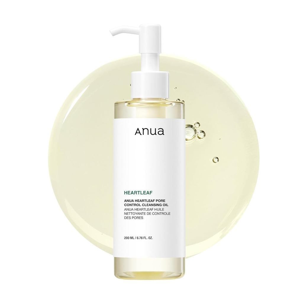AnuaHeartleafPoreControlOil,PoreCleanser,SebumCare,GentleMeltingOilCleanserforFace,SafeForAllType,Da