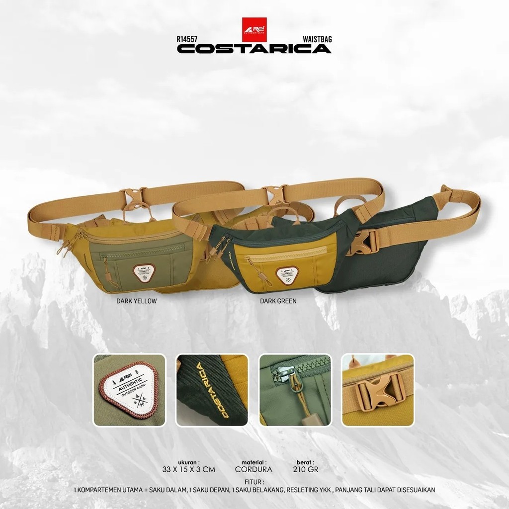 AREI COSTARICA WAIST BAG / AREI OUTDOORGEAR WAIST BAG
