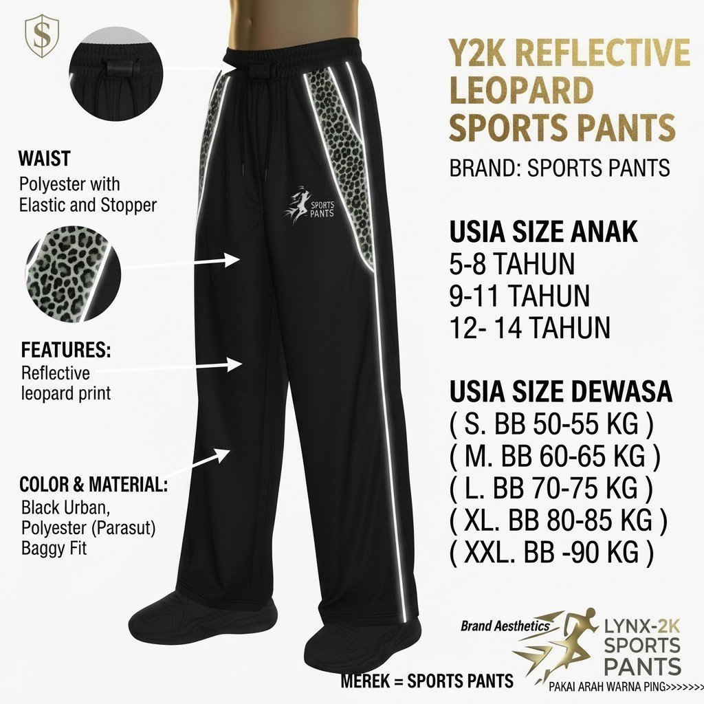 BLACK GREY BANTS TIGER PANTS-XL - LEOPARD _4 - YEARS - LEOPARD PANTS - LEOPARD-14 YEARS
