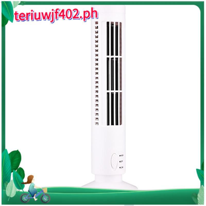 ใหม่ USB Tower Fan Bladeless Fan Tower พัดลมไฟฟ้าเครื่องปรับอากาศแนวตั้งพัดลมยืน Bladeless