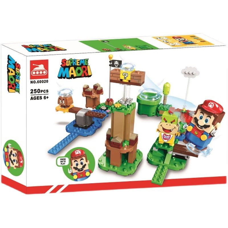 ใช้งานร่วมกับ Mario Adventure Starter Set Super Mario Building Block ของเล่นประกอบของขวัญ 71360 Boy
