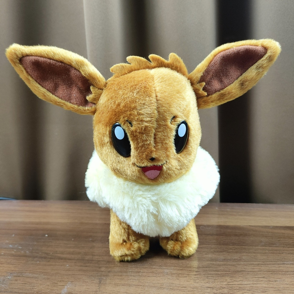 Japan Pokémon TAKARA TOMY Furry Eevee Plush Doll Pokémon Doll Ready Stock