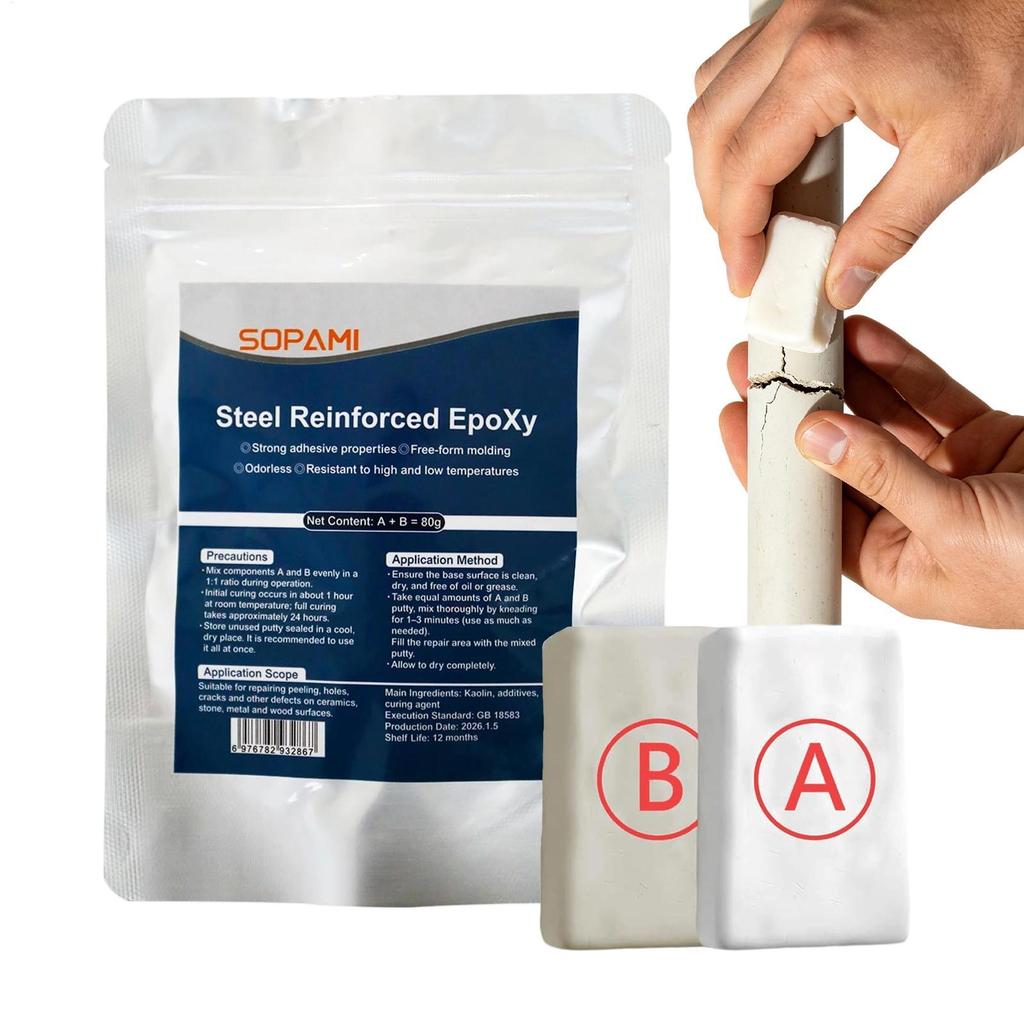 Epoxy Putty Moldable Quick Dry Fast White Modeling Putty Epoxy Clay ดินเซรามิคอเนกประสงค์ Putty smbm