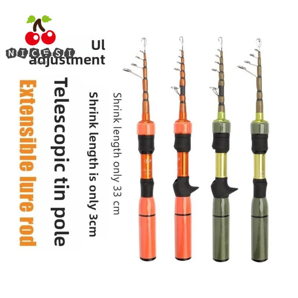 คันเบ็ด NICESI UL, Compact Contraction Ultra-Fast Action Bass Fishing Rod, Precision Engineering Ant