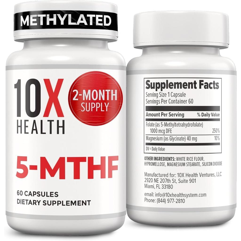 10X Health 5 Mthf - 60 แคปซูล