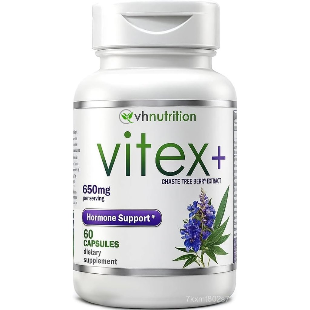 VH Nutrition VITEX+| Vitex Chasteberry อาหารเสริมสำหรับผู้| สมดุลฮอร์โมน* และการสนับสนุนด้าารเจริญพั