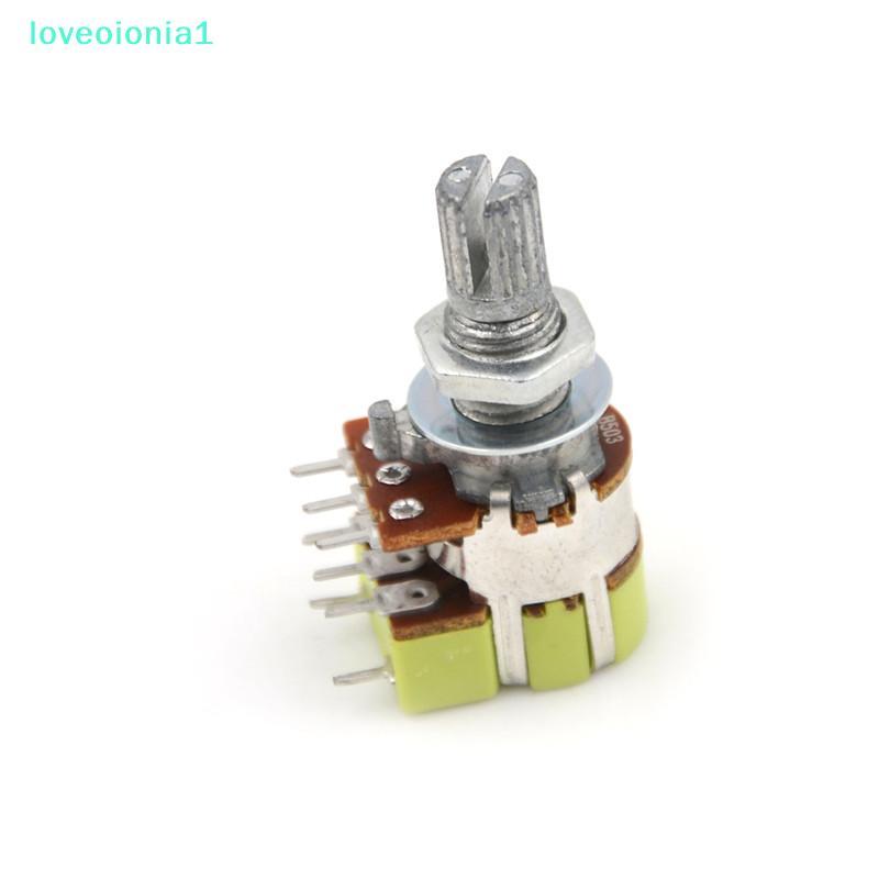 loveoionia1 B50K 50K Dual Linear Taper Volume Control Switchesentiometer Switch IA