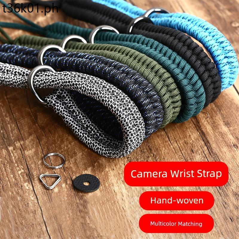 สายรัดข้อมือกล้องสายคล้องมือเหมาะสําหรับ SLR R5R6 Canon M200 M50 Sony A6500A7M3 Fuji XE4 Micro Singl