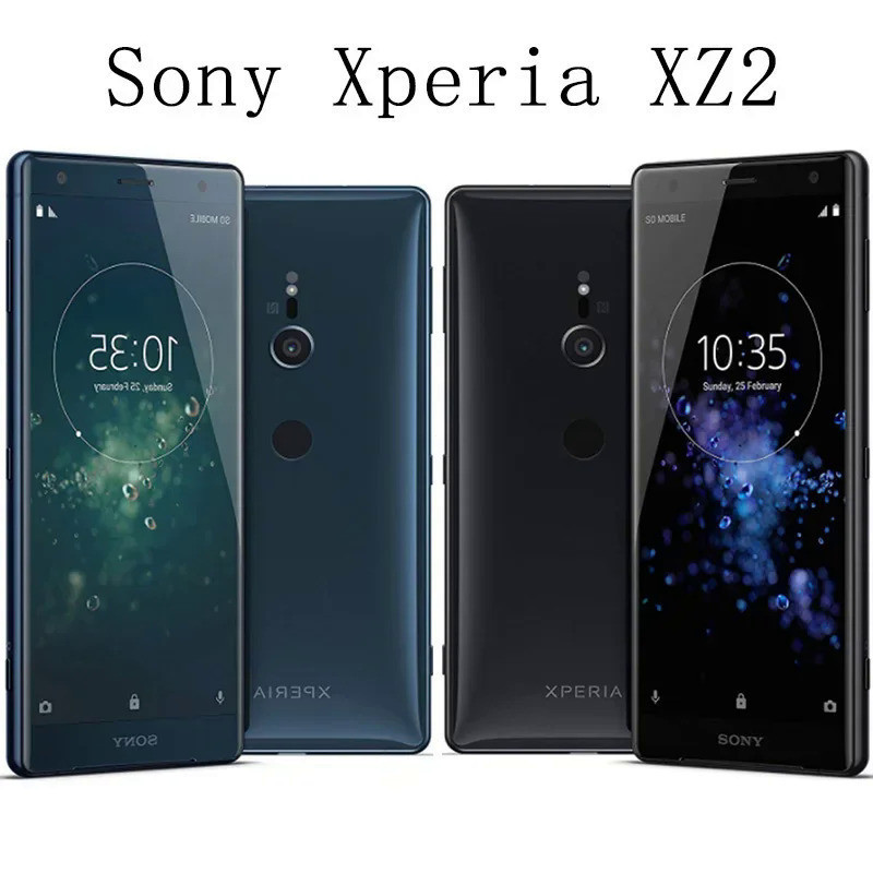 Sony Xperia XZ2 โทรศัพท์มือถือ RAM 4GB ROM 64GB H8216 H8266 JV 706SO 19MP LTE 5.7 "Android Octa-Core