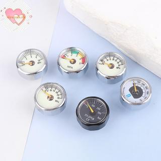 SIYUYAN Air Mini Micro Pressure Gauge มาโนมิเตอร์ | เกลียว M10 M8 | 5MPA 10MPA 20MPA 30MPA 35MPA 40MPA 300BAR 3500PSI 5000PSI 6000PSI TH