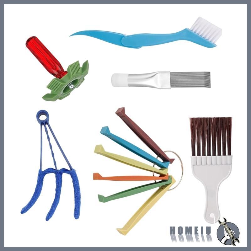 HOMEIU ชุดทําความสะอาดเครื่องปรับอากาศพร้อมหวีคอยล์สําหรับ Routine Upkeep Care