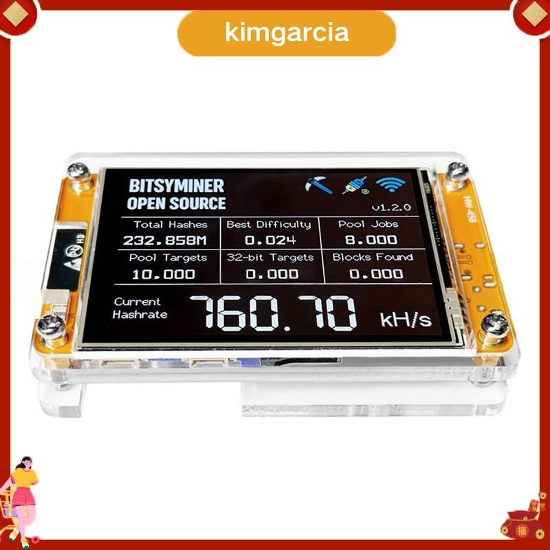 kimgarcia NMMinerNedMiner V2 780KH/S -, Smart Display Crypto Solo 750KH/S Bitcoin Mining ASIC Simula