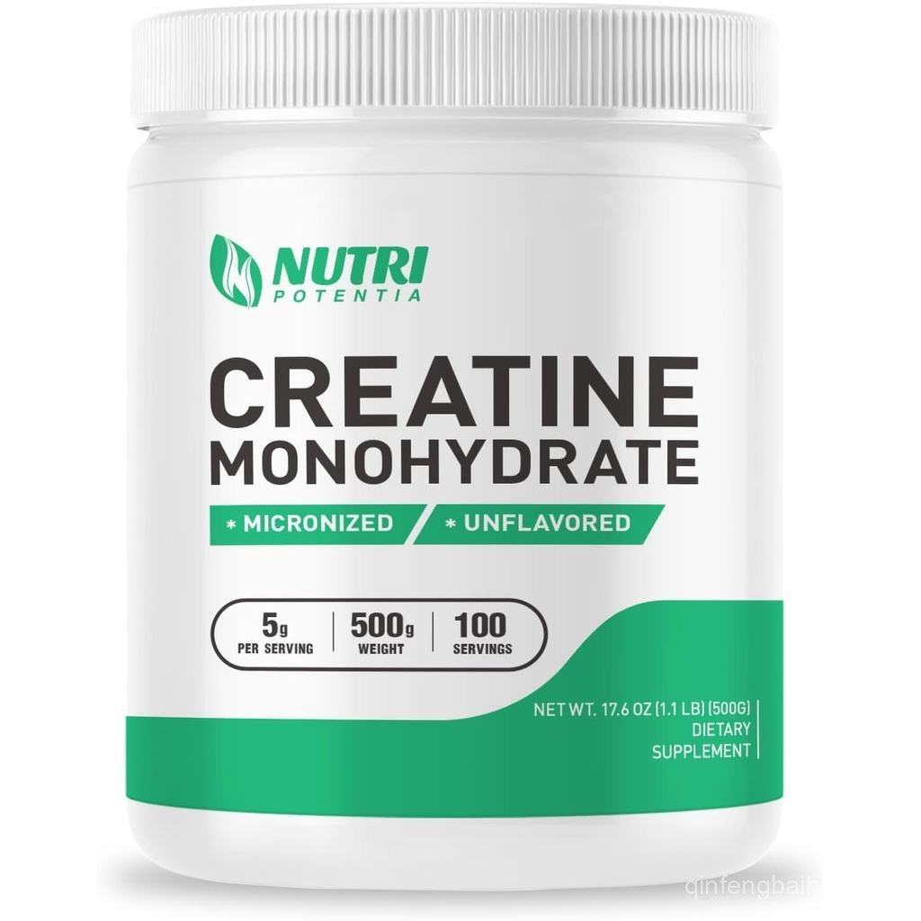 Creatine Monohydrate Powder 500g Micronized Creatine s สําหรับผู้ชายและผู้หญิง Building Muscle Pre &