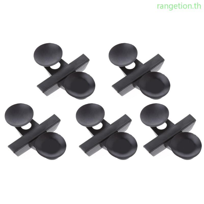 RAN 5 ชิ้น Divider คลิปแผ่นสีดําผู้ถือถ้วยดูดสําหรับภูมิทัศน์ปลาสําหรับ Tan
