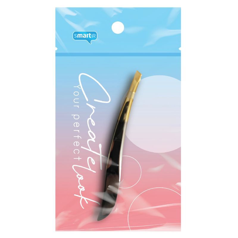 สมาร์ทเตอร์แหนบถอนขนคิ้วปากตัด 1ชิ้น Smarter Eyebrow Tweezers 1pcs.
