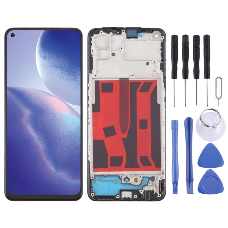 เตรียมจัดส่ง OLED หน้าจอ LCD Digitizer ประกอบเต็มพร้อมกรอบสําหรับ OPPO Reno5 Z/OPPO A95 4G/OPPO A95 