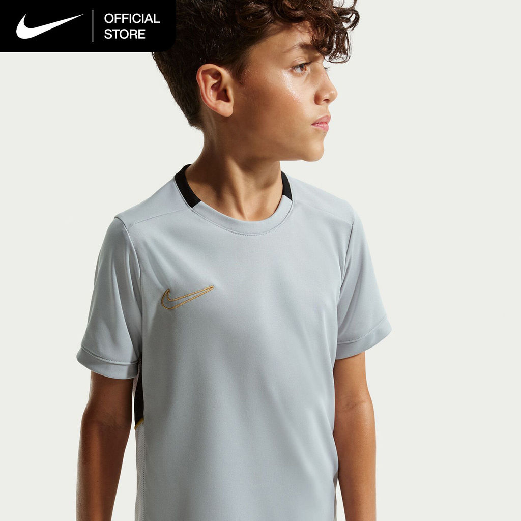 Nike Dri-FIT Older Kids' Academy Soccer Top - Light Smoke Grey [HJ3716-077]