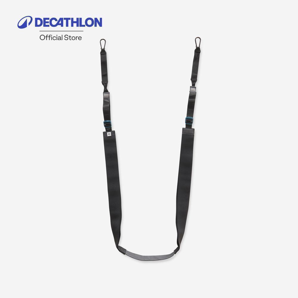 Decathlon Adjustable Band For Pull-Up Assistance ยางยืดออกกำลังกายสำหรับดึงข้อแบบปรับได้ - Black