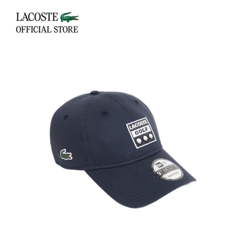 LACOSTE หมวกผู้ใหญ่ LACOSTE X NEW ERA CAP รุ่น RK7302 - DARK GREY