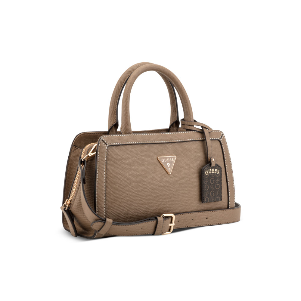 GUESS حقيبة CADENCE Satchel — بني