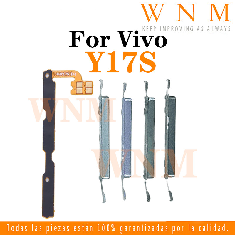 สําหรับVivo Y17Sปุ่มเปิดปิดปุ่มสวิทช์ด้านข้างKey Volume Up Down Flexสายโทรศัพท์มือถือPart