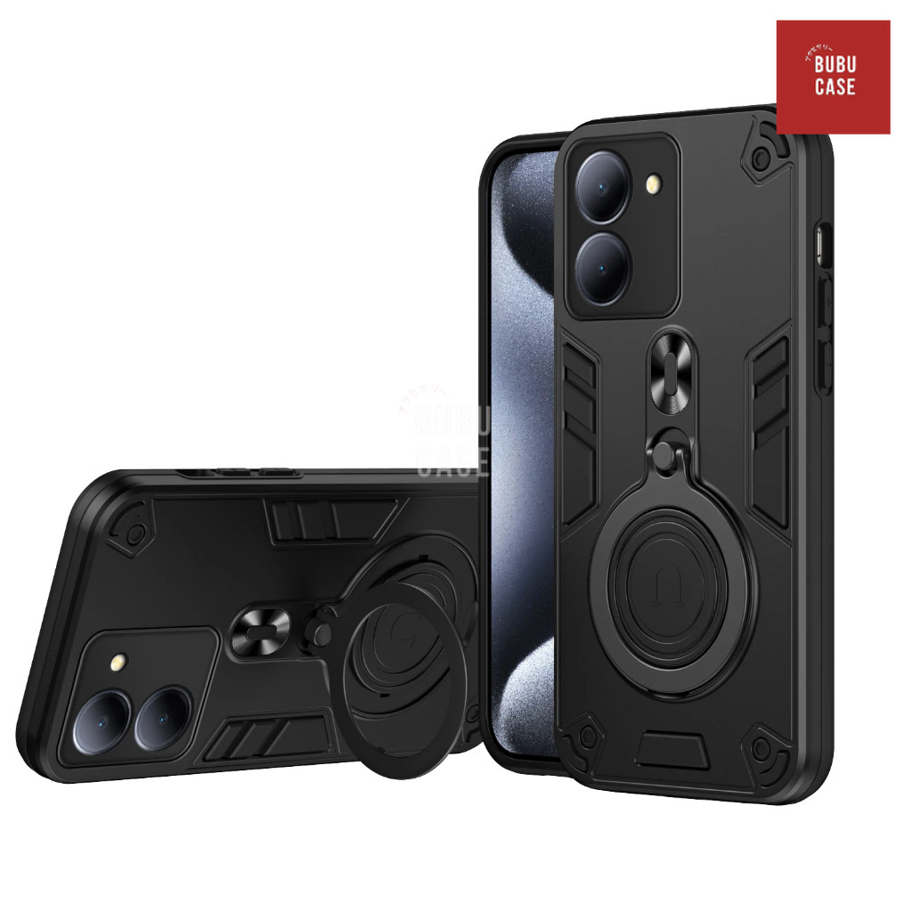 ผู้ถือแม่เหล็กแหวน O กรณี Xiaomi Redmi หมายเหตุ 11 10 9 4g 5g Pro plus A1 A2 A3 A5 9A 9C 9T 10C 12C 