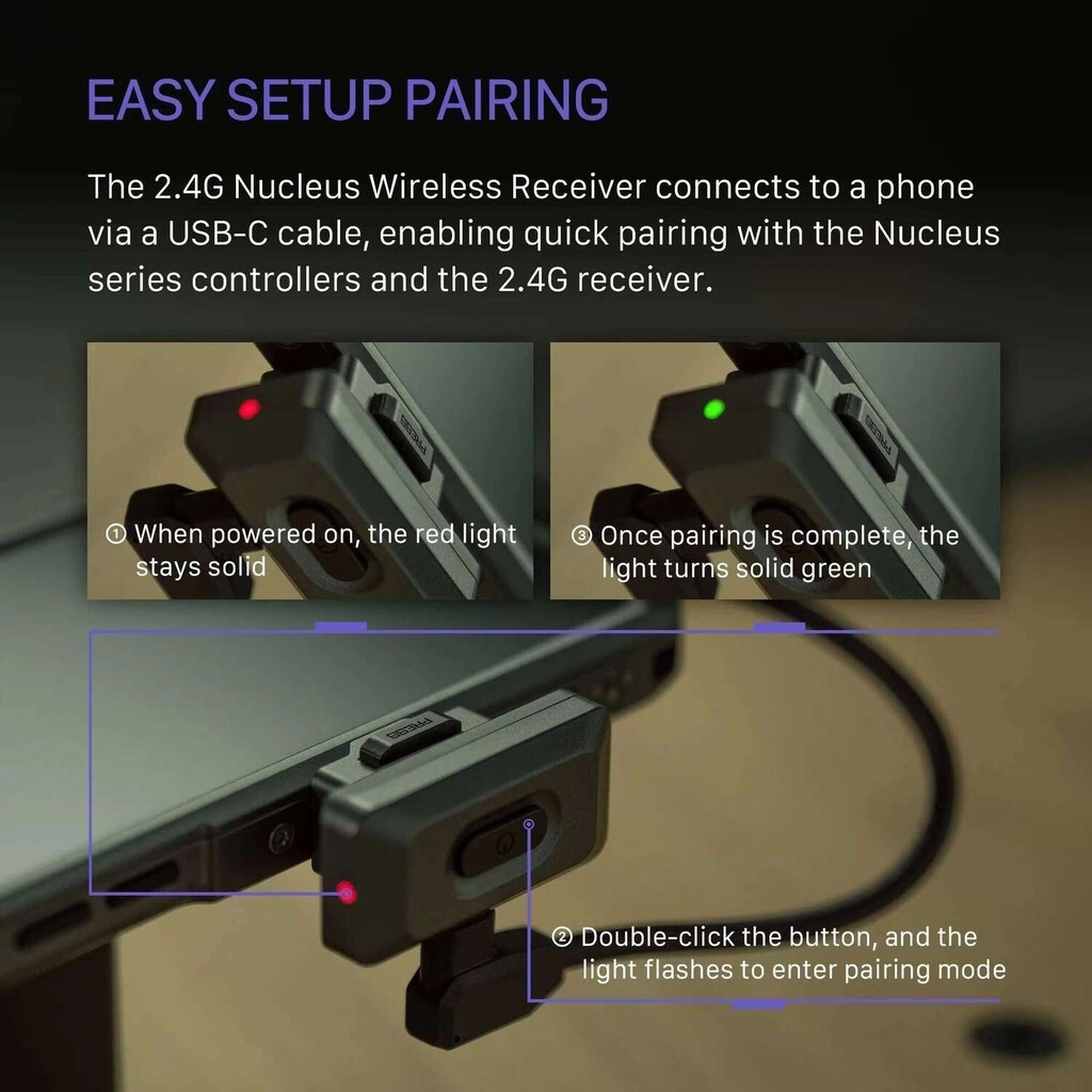 S TILTA 2.4G Nucleus Receiver TK-NWR-SG TK-NWR-TW สําหรับกรง Khros เข้ากันได้กับ Nucleus Nano Nucleu