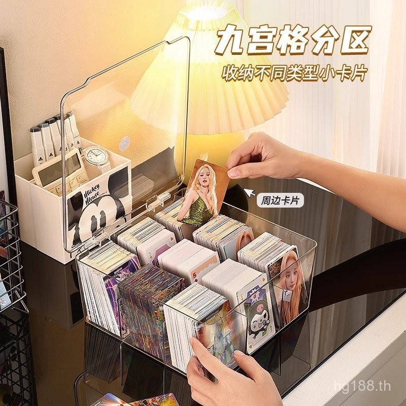 กล่องเก็บของ Bar Chi Card Pony ความจุขนาดใหญ่ Flip BOTEMAN กล่องการ์ดช่อง Lee อะคริลิค Photocard M0D