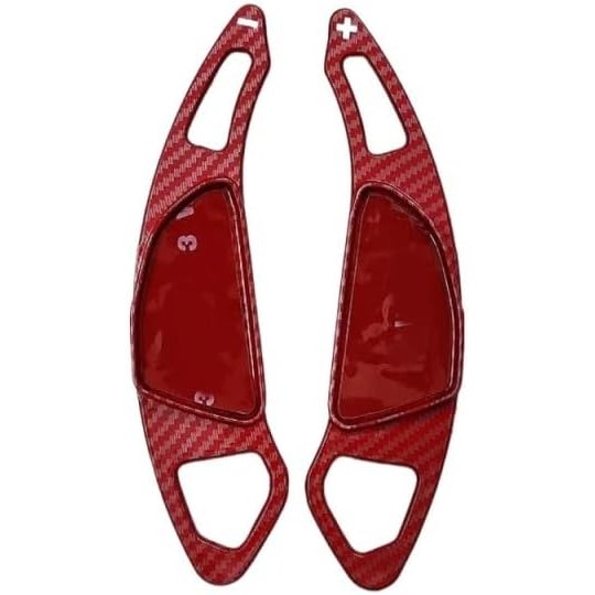 เหมาะสําหรับ 2pcs รถ Paddle สําหรับ MG HS MGHS EHS AS23 MG6 MG5 RX5 RX8 ABS คาร์บอนไฟเบอร์ Shifter เ