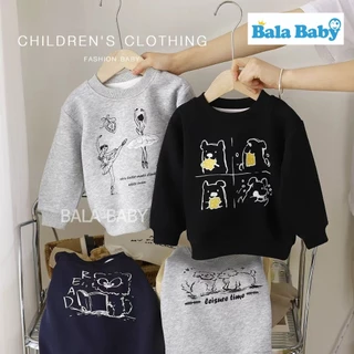 สเวตเตอร์เด็ก เสื้อกันหนาวเด็ก เสื้อแขนยาว คอกลม สไตล์เกาหลี Size80-120cm CX03
