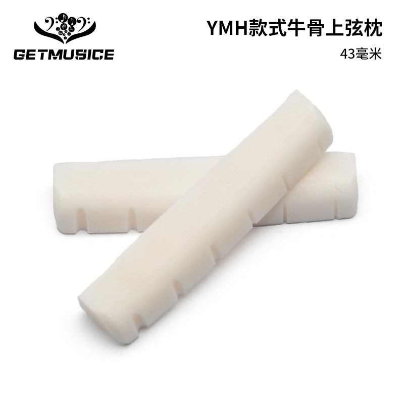 YMH Pure Beef Bone Nut 43MM Top Arc R400 String Distance 36MM Original Soundtrack/อะคูสติกกีตาร์ 6AI