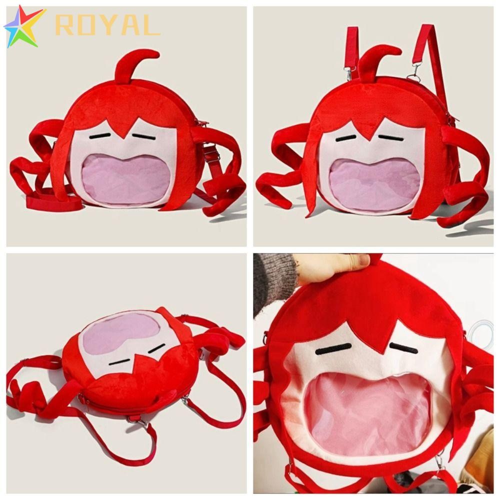 ROYAL Tento กระเป๋าเป้สะพายหลัง ดีไซน์จากอนิเมะ Kasane Toto โปร่งใส ปากกว้าง สไตล์คาเวย สำหรับของขวั