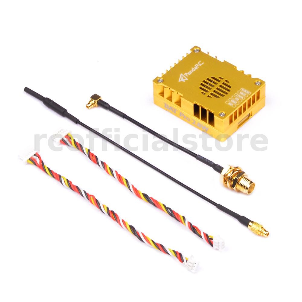PandaRC BAT PRO 2.8W 64CH 4.9G 5.8G 6G VTX 6-36V รองรับ OSD ปรับการส่งภาพสําหรับ FPV Racing โดรน