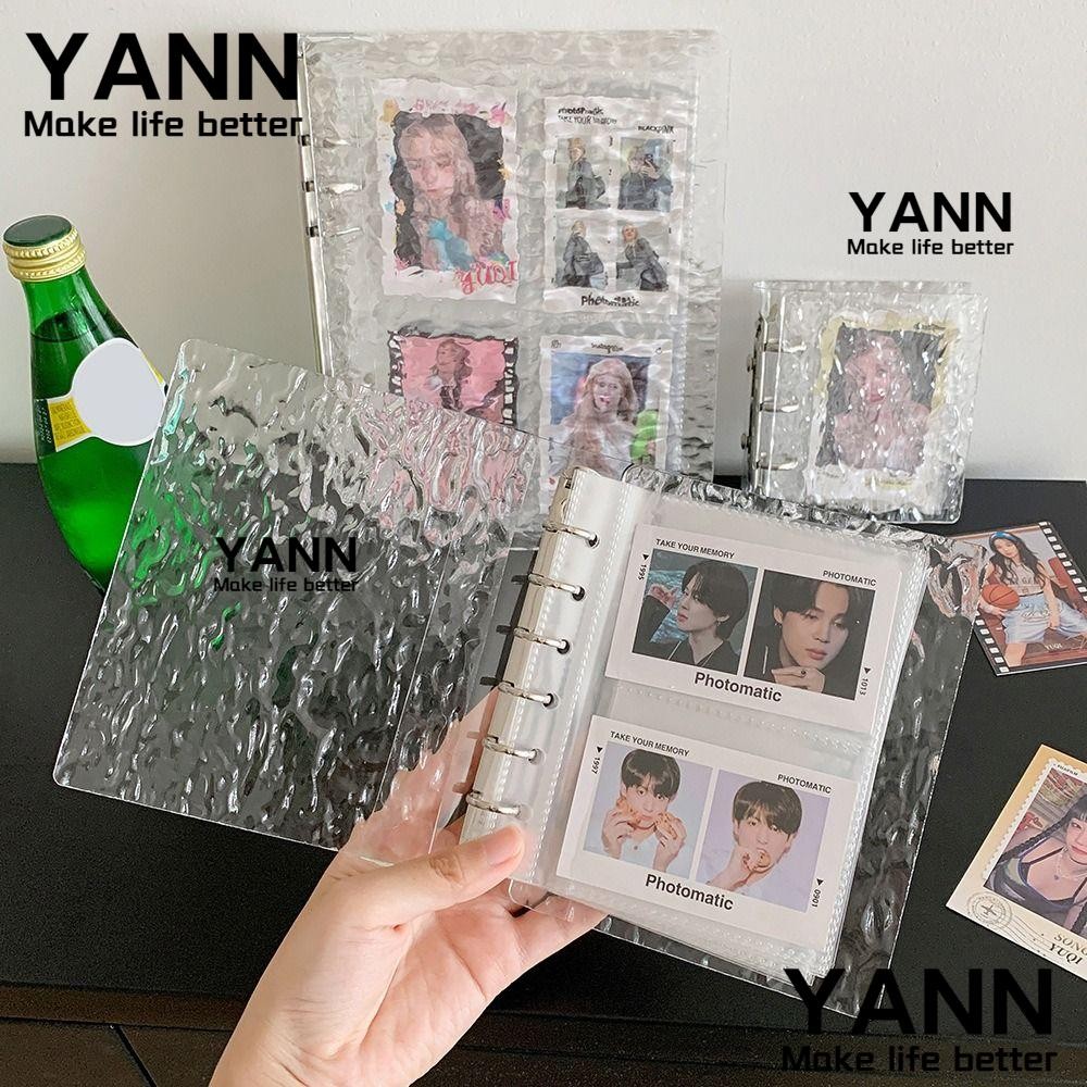 YANN อัลบั้มภาพ, การออกแบบระลอกน้ํา A5/A7/A8 Photocard Holder, ปฏิบัติหลวมใบอะคริลิค Idol Card Organizer Photocard Collection