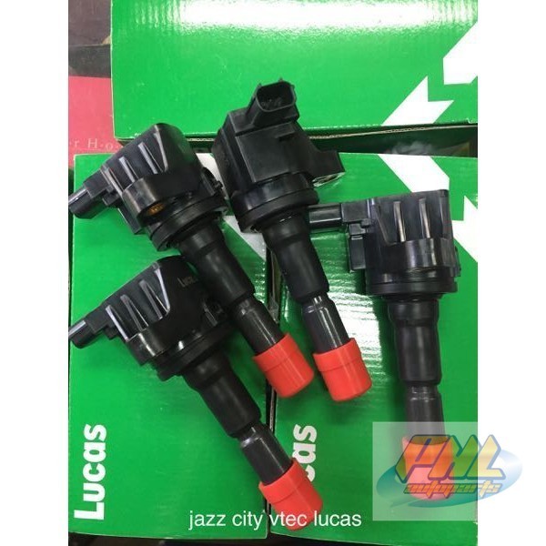 คอยลจุดระเบิดhonda jazz city ge gm 2009-2013 vtec ยี่ห้อ lucas ราคาตัวละ