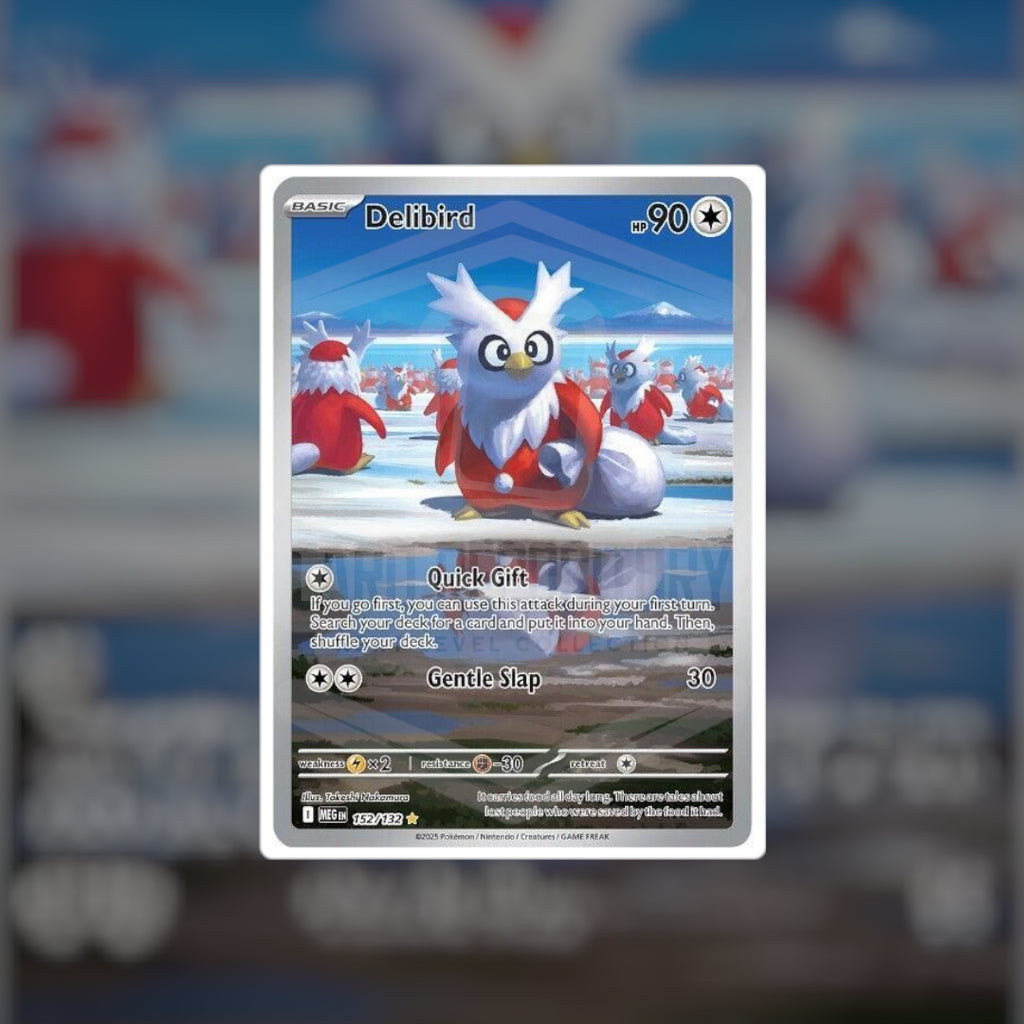 Delibird 152 (NM-LP) Pokemon Singles Hits และ