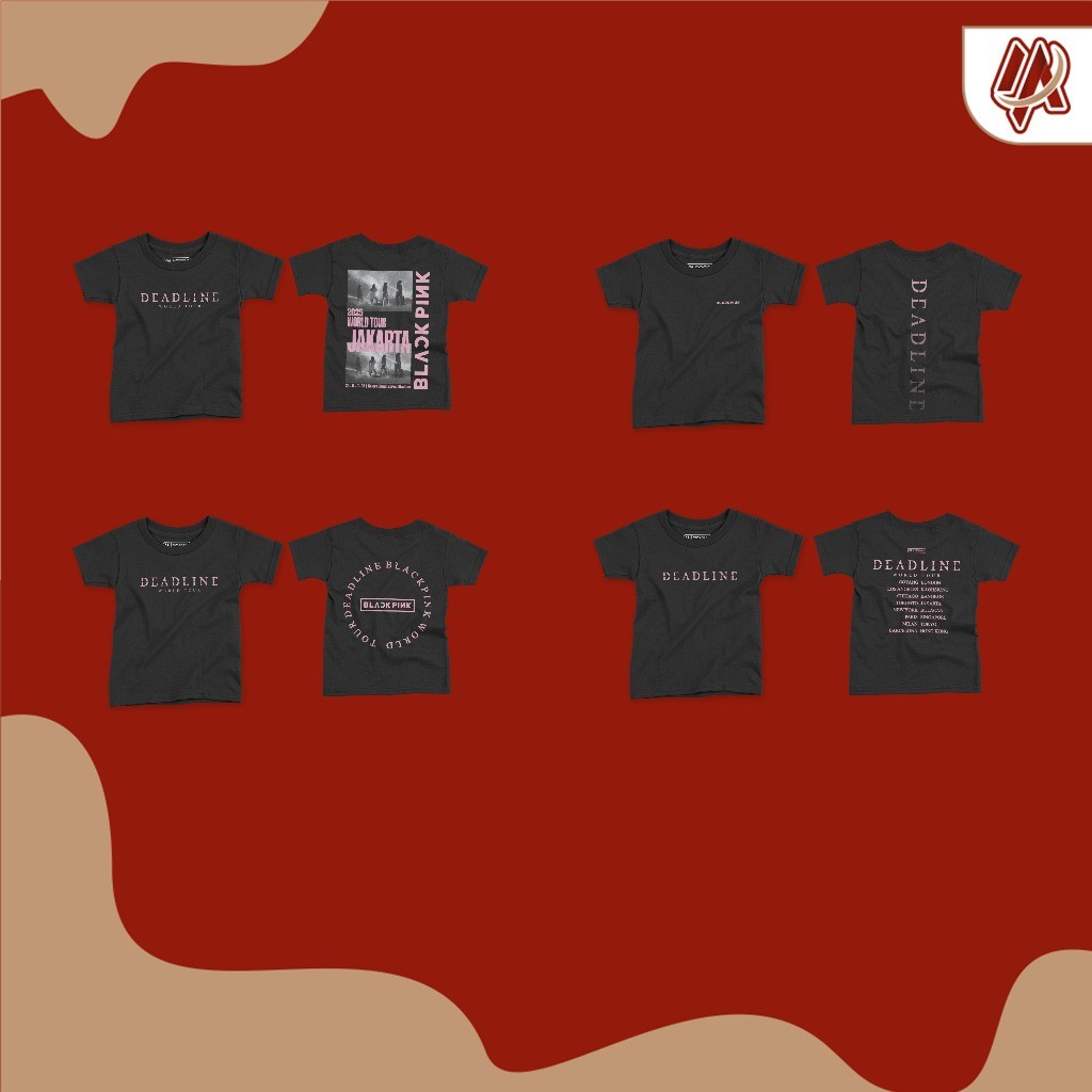 [KIDS] เสื้อยืด BLACKPINK CHILDRENS - DEADLINE WORLD TOURING 2025