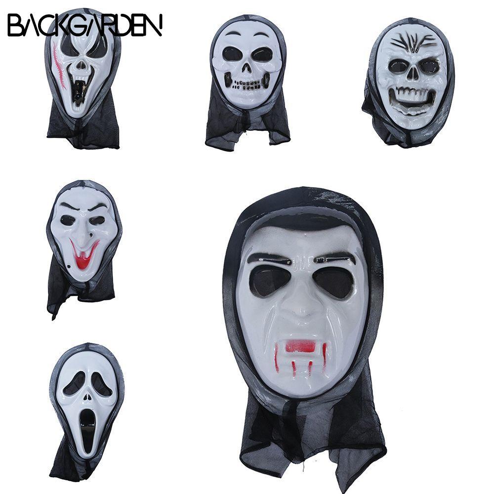 BACKGARDEN Ghost 2021 ชุดฮาโลวีนคอสเพลย์ Prop Face