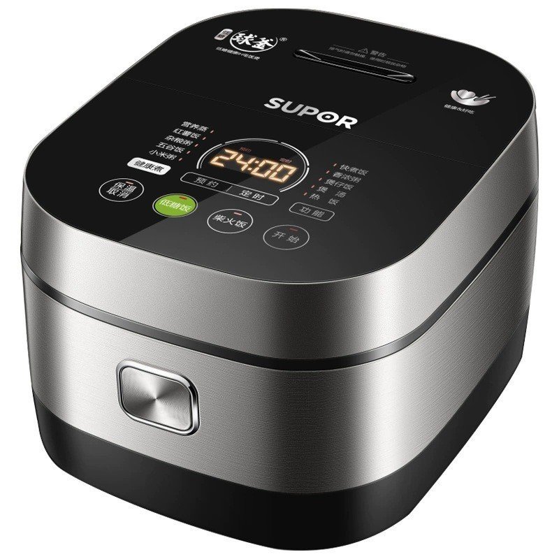 Supor หม้อหุงข้าวในครัวเรือนซุปข้าวแยกท่อระบายน้ําข้าว 4L ลิตรกาต้มน้ําบอลหม้อหุงข้าวอัจฉริยะ SF40HC