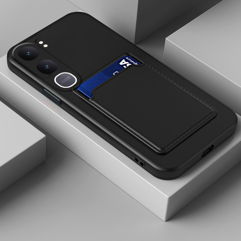 เคสโทรศัพท์ Vivo Y21D Y31 5G Soft Card Holder Slot กระเป๋าสตางค์ซิลิโคนฝาหลัง Vivo Y31 5G Y21D Case