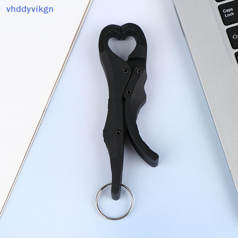 VHDD คีมตกปลาแบบพกพา Fish Lip Gripper คีมควบคุมปลา Grabber Keeper กระจกไฟเบอร์ปลา Gripper อุปกรณ์ตกป