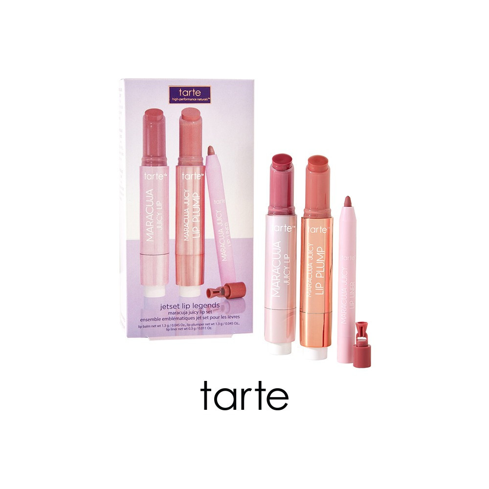 สินค้าแท้ 💯จากShop Tarte Jetset Lip Legends Maracuja Juicy Lip Set