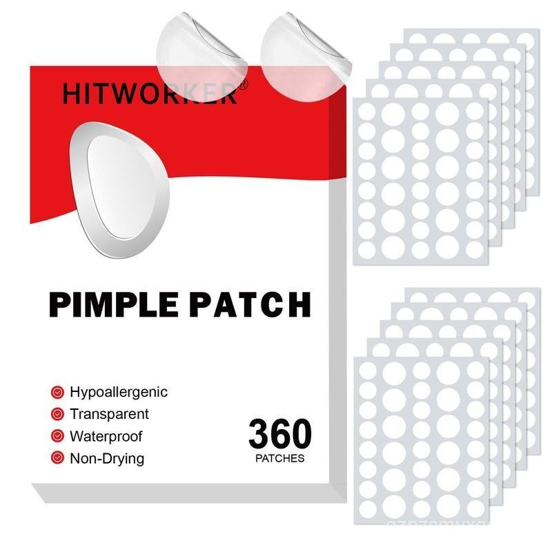 Pimple Cover Patch, 360pcs/box Acne Cover Patch, Hydrocolloidal Pimple Patch, Invisible Round Shape 
