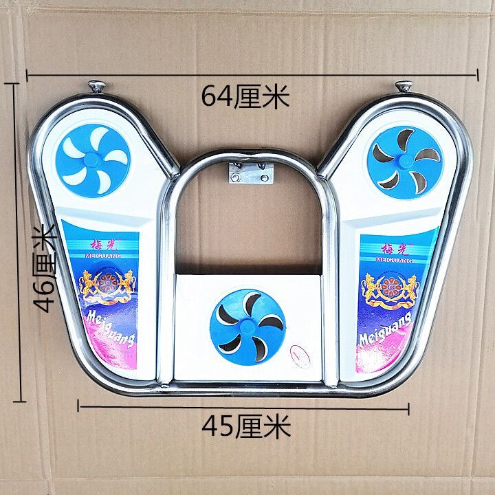 CM Prince GN125CG125CBT กันชนมอเตอร์ไซค์ Stainless Guard พร้อมกันชนไดร์เวอร์