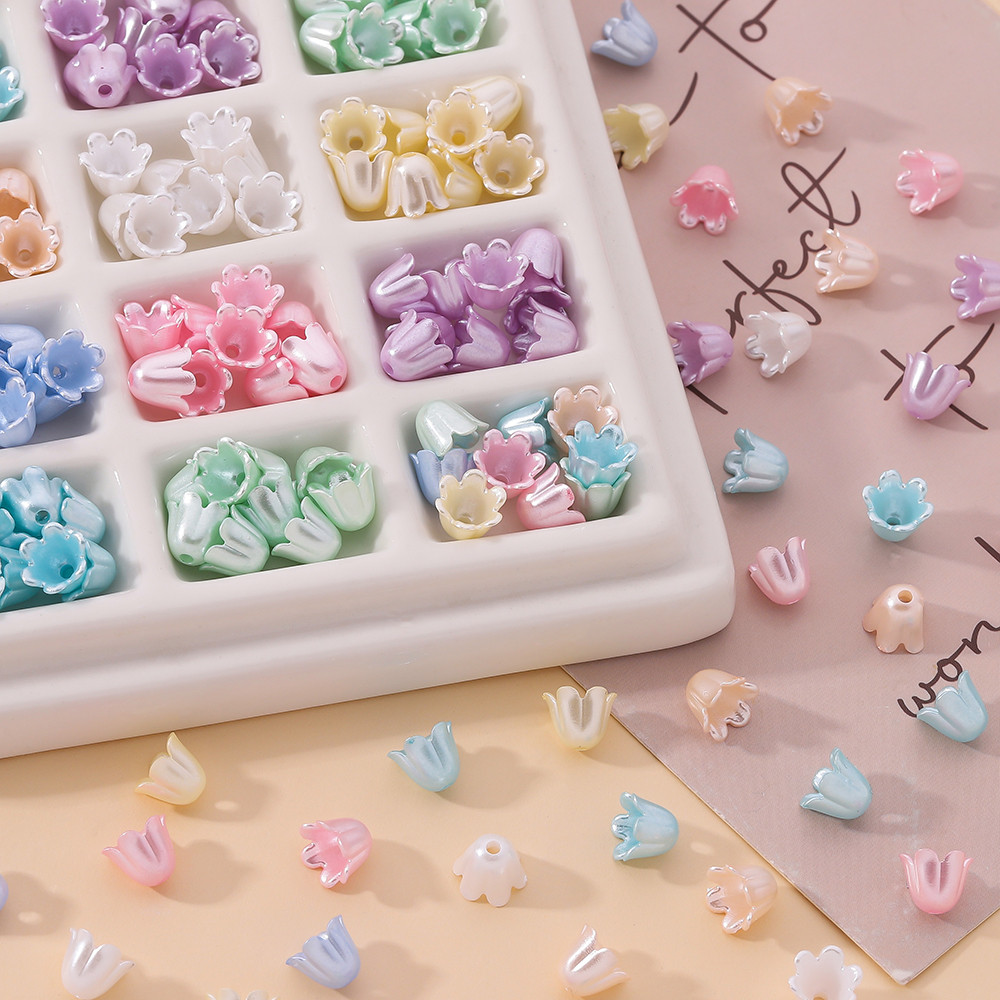 ลูกปัดมุก 50 ชิ้น ขนาด 11mm ทำจากวัสดุ ABS เลียนแบบไข่มุก สําหรับใช้งาน DIY ในสร้อยข้อมือและสร้อยคอมุก