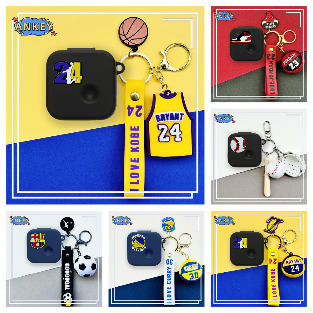 Case for Nothing Ear 3 (2025) Protective silicone football pendant Covers Nothing Ear 3 / 2 / (R) / 