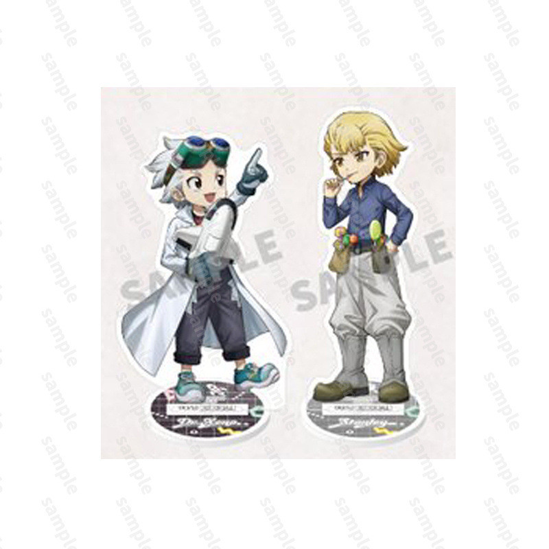 Dr.STONE แผ่นตกแต่งโต๊ะในวัยเด็ก Standee Stanley Zeno คอลเลกชันเครื่องประดับ Accesorios ตุ๊กตาอะคริลิคบทความตกแต่งของขวัญ