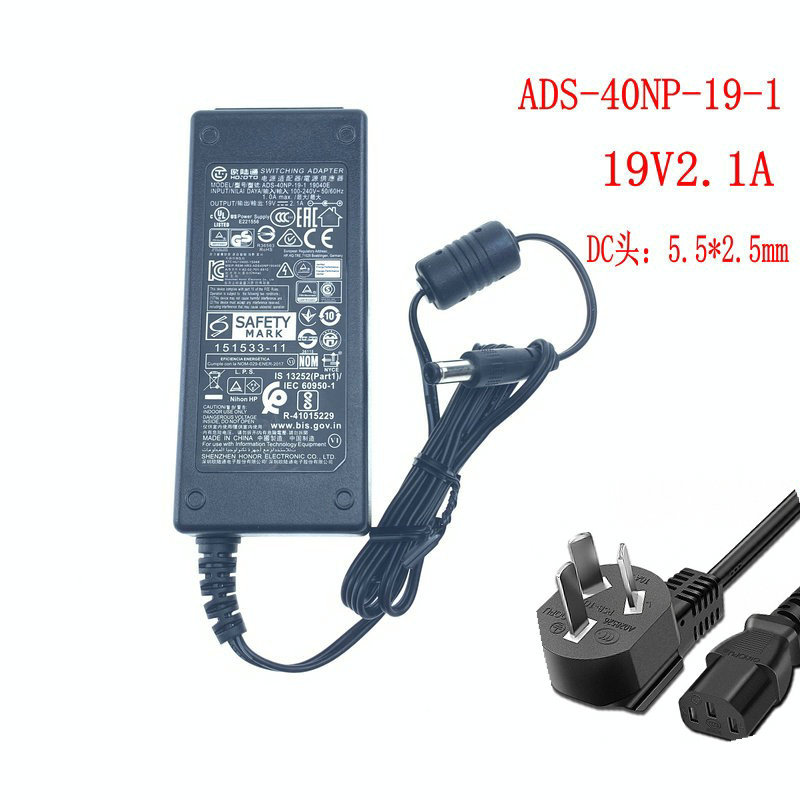 Original HP HP 27f 27fh27fwDisplay 27es Display Power Adapter Cable 19V2.1A