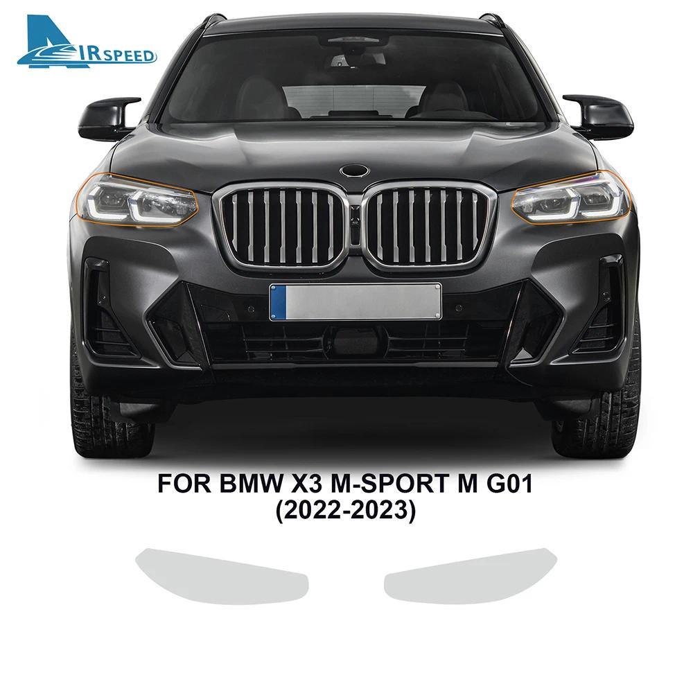 PPF สําหรับ BMW X3 M-Sport M G01 2022-2023 ไฟหน้าด้านหลัง Pre Cut ฟิล์มป้องกันสีรถ Clear 8.5Mil TPU 